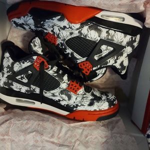 Air jordan retro 4 tattoo size 8.5